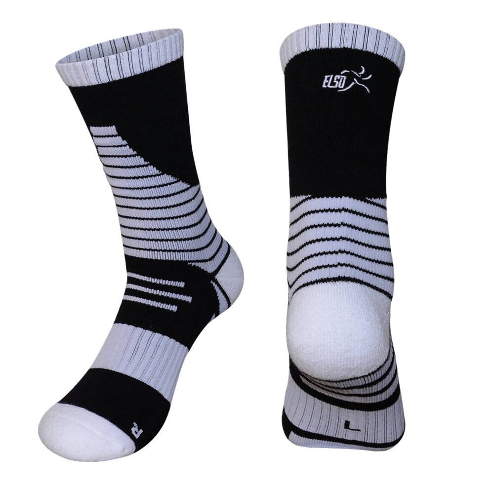 ElSo Split-Step Crew Tennis (Black) - The ElSo Company
